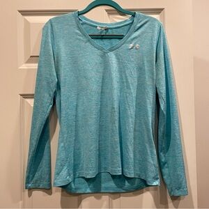 BOGO Under Armour Heat Gear Long Sleeve Heather Blue